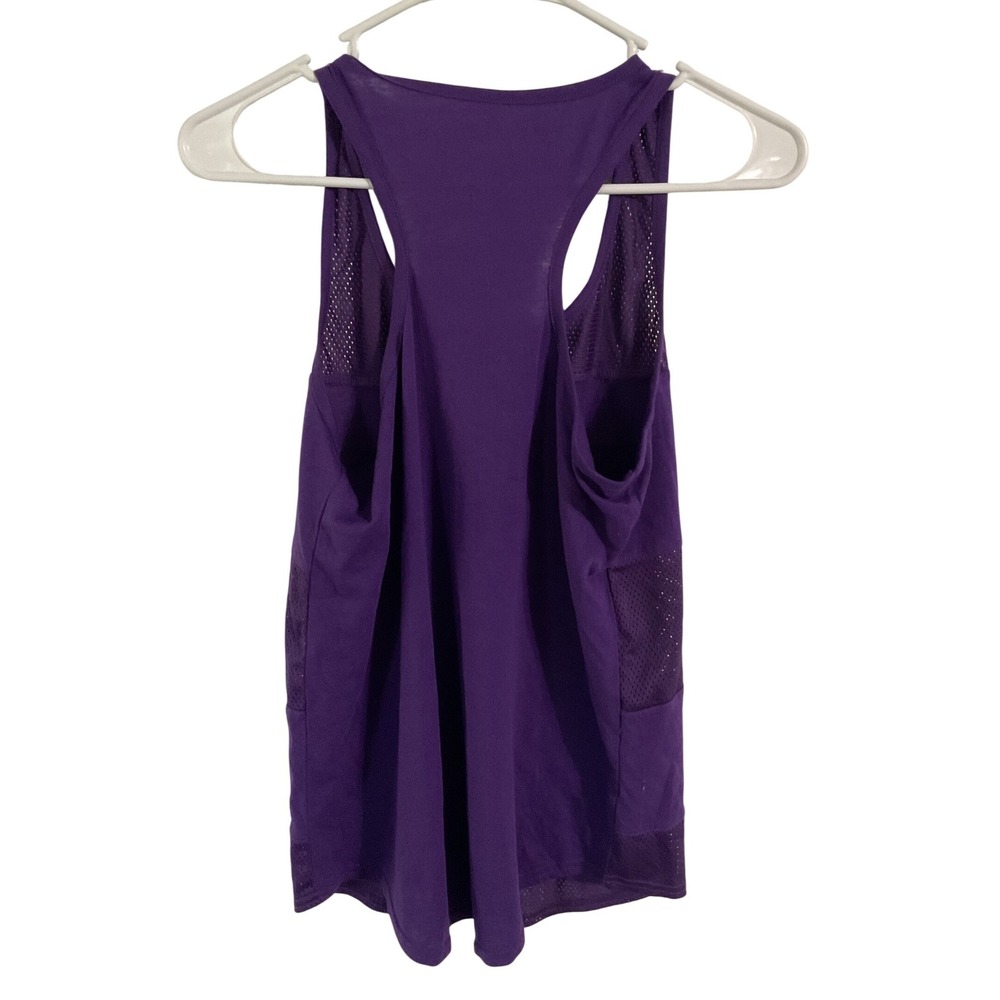 NBA Los Angeles Lakers Purple Mesh Panel Racerback Tank Top Womens Medium - Picture 4 of 6